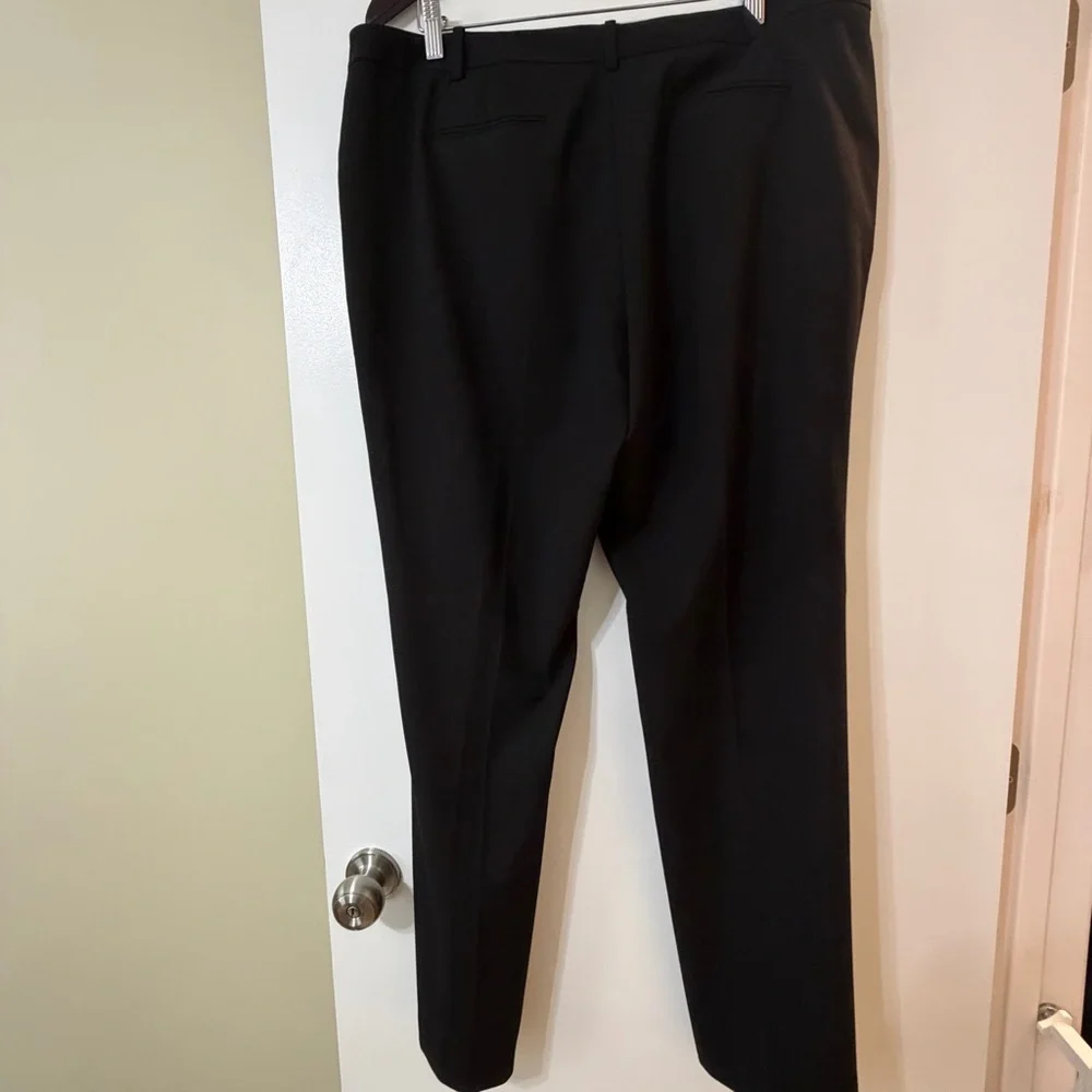Calvin Klein Black Suit Trousers Pants Size 16 - Picture 4 of 7